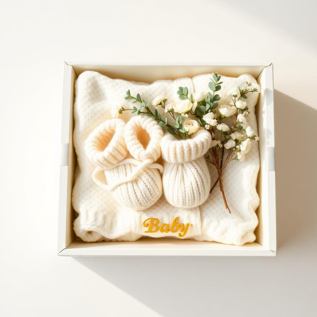 Baby announcement box